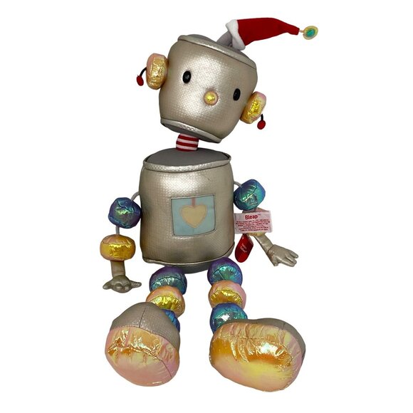 Vintage Bleap the Robot Christmas Holiday Plush Toy 22” Tall Russ Berrie - Picture 13 of 16